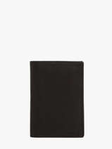 Leather Wallet Oil Etrier Black oil EOIL271