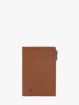 Portefeuille Porte-monnaie Cuir Etrier Marron madras EMAD619