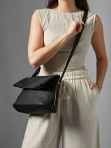 Sac Bandouli�re Cavalier Cuir Etrier Noir cavalier ECLR135M-vue-porte